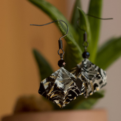 Origami náušnice – Tajemné #2 — foto 2