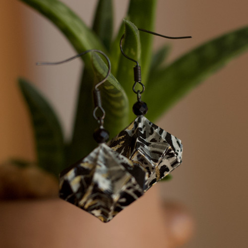 Origami náušnice – Tajemné #2 — foto 3
