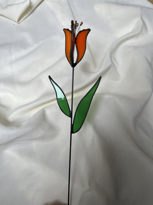 Skleněný tiffany TULIPÁN — foto 3