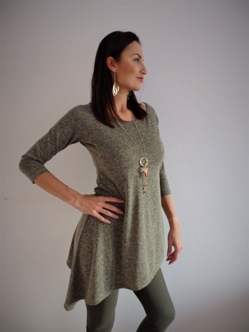 Svetřík Emily - khaki — foto 4
