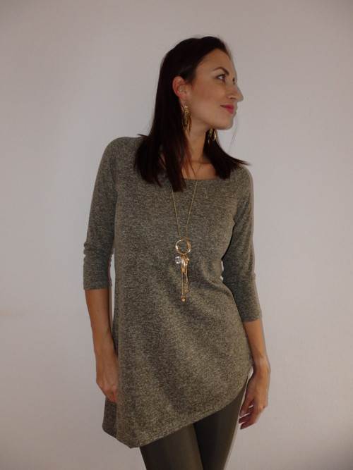 Svetřík Emily - khaki — foto 2