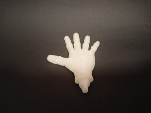 Flexi Ručička - 10 cm - SVÍTICÍ - 3D tisk — foto 2