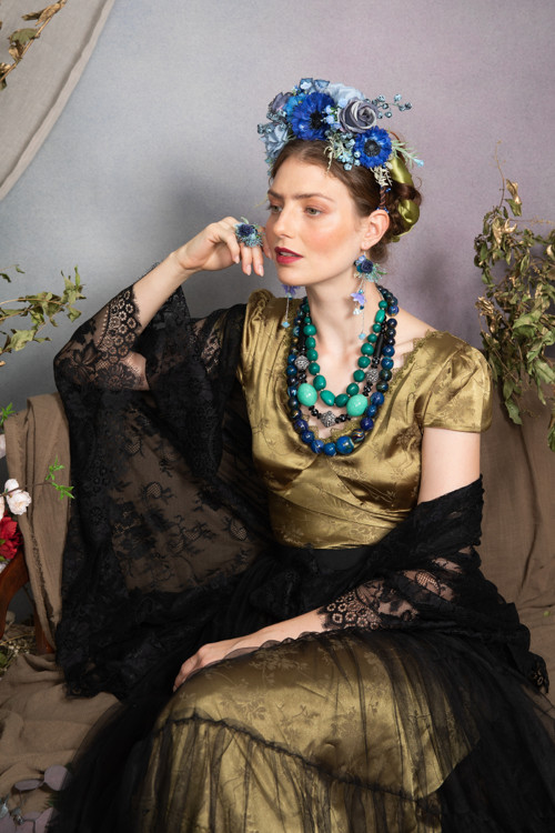 Frida double čelenka "ztracená v oblacích" — foto 2