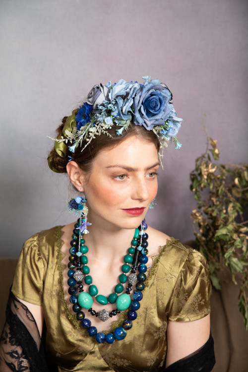 Frida náušnice "ztracená v oblacích" — foto 3
