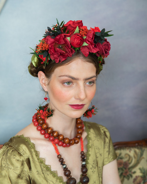 Frida double čelenka "láska k životu" — foto 5