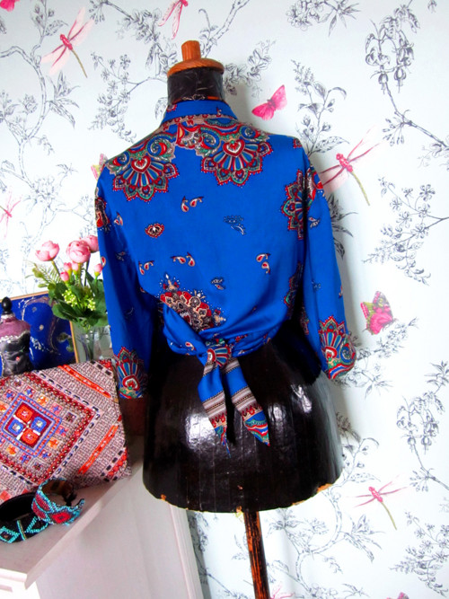 Boho top zavinovací — foto 4