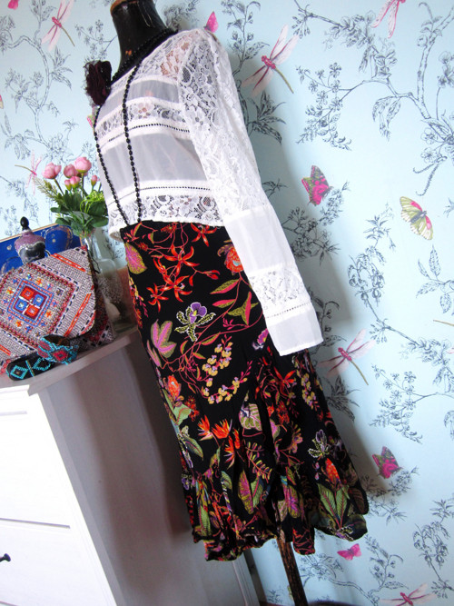 Sukně boho Flamenco — foto 3