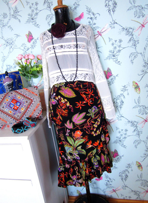 Sukně boho Flamenco — foto 2