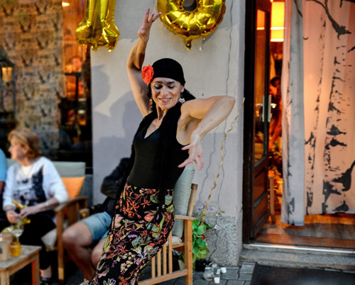 Sukně boho Flamenco — foto 5