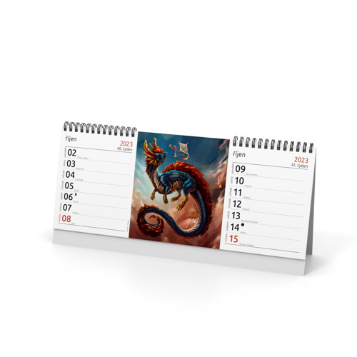 Stolní kalendář Draci 2023 — foto 3