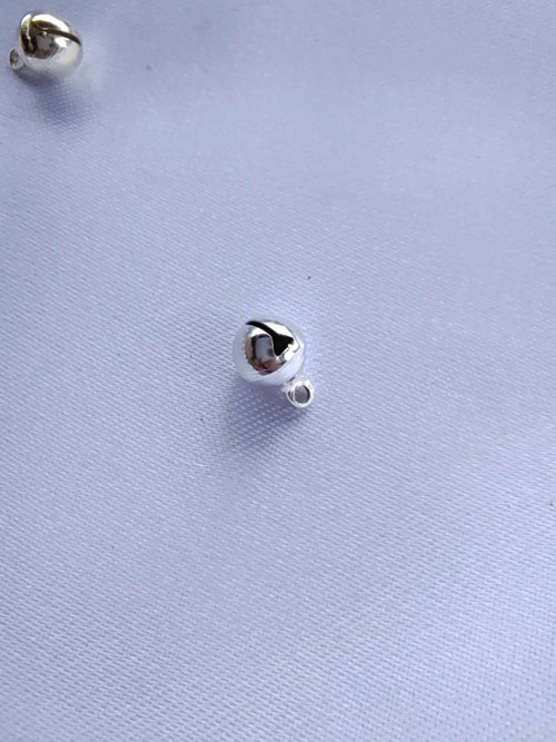 Rolničky oděvní Ø6 mm stříbrná — foto 2