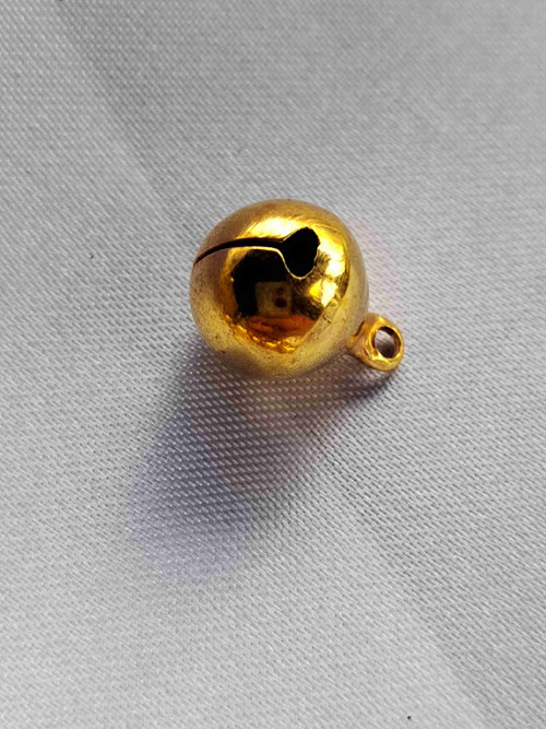 Rolničky oděvní Ø6 mm zlatá — foto 2
