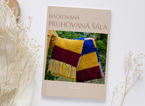 Háčkovaná barevná šála návod pro začátečníky — foto 3
