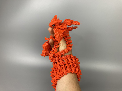 Ohnivý dračí skřítek - 145cm, 3D tisk — foto 5