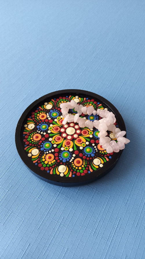 Odkládací talířek - šperkovník, mandala — foto 2
