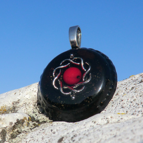 Karmický orgonit Amulet (1) - Korál — foto 2