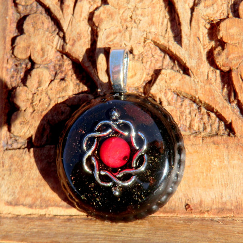Karmický orgonit Amulet (1) - Korál — foto 3