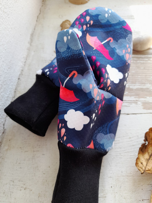 Softshellové rukavice-deštníky92-98cm) — foto 4