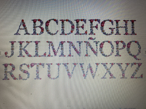 Ľanová utierka s výšivkou ,,MONOGRAM" — foto 4