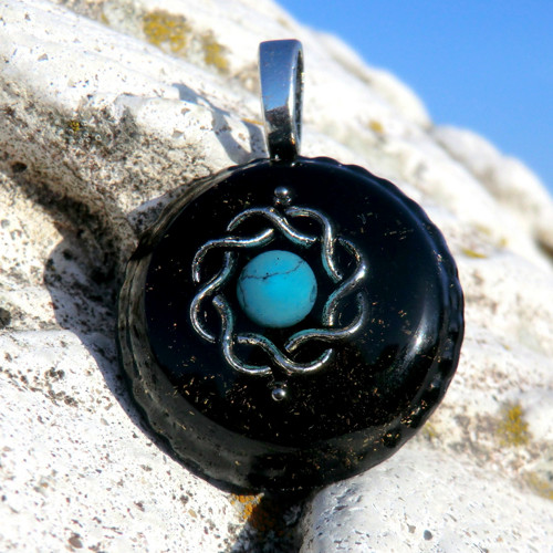 Karmický orgonit Amulet - Tyrkenit — foto 5
