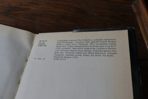 Kmotr, Mario Puzo — foto 3