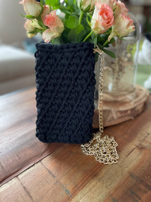 Černá crossbody kabelka — foto 4
