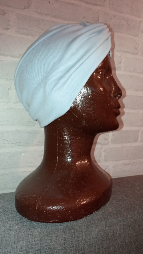 Čepice nebo turban? v modré — foto 4