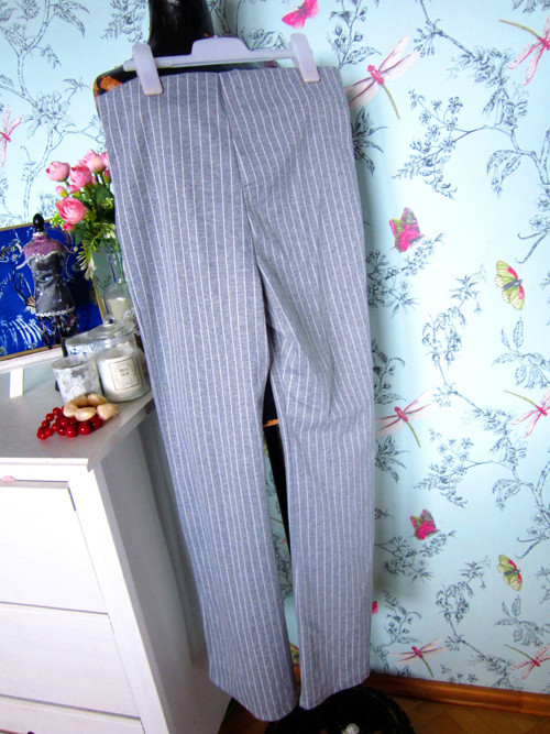 Kalhoty dandy, v proužku — foto 4