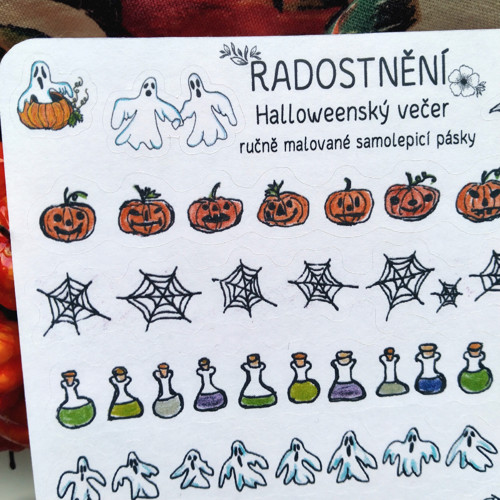 Samolepicí pásky - Halloweenský večer — foto 2