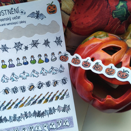 Samolepicí pásky - Halloweenský večer — foto 4