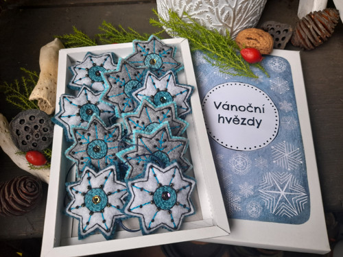 Vánoční ozdoby (sada - 10 ks) — foto 2