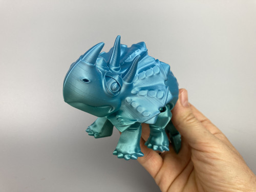 Veselý Triceratops - 17 cm, 3D tisk — foto 5