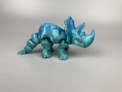 Veselý Triceratops - 17 cm, 3D tisk — foto 4