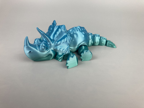 Veselý Triceratops - 17 cm, 3D tisk — foto 2