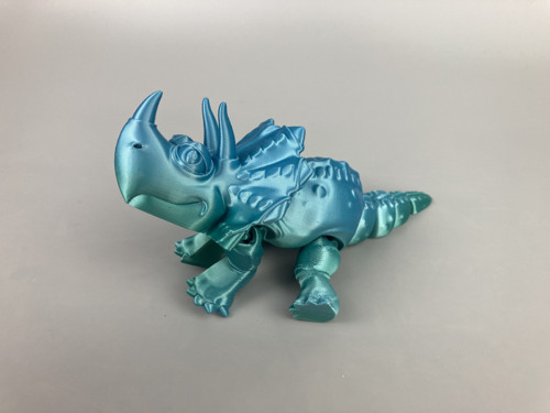 Veselý Triceratops - 17 cm, 3D tisk — foto 3