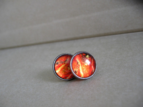 Tangerine, náušnice nerez — foto 2