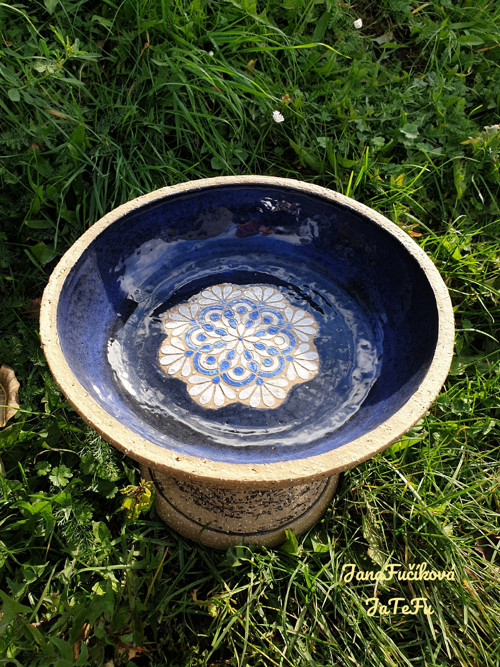 Nádherne pítko pro ptáky -mandala :-) 6 — foto 3