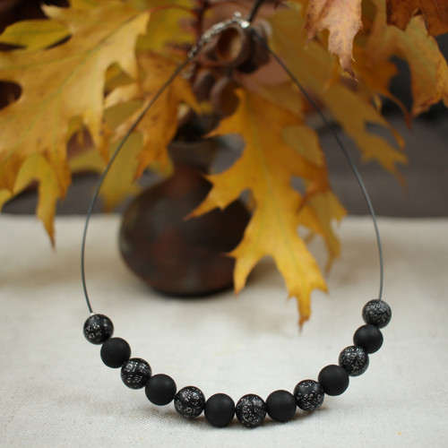 Korále Noir Silver — foto 3