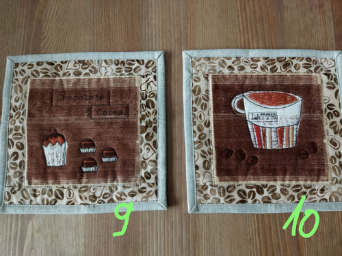 Mini prostírky ( podkafíčka ) " kávové variace" — foto 2
