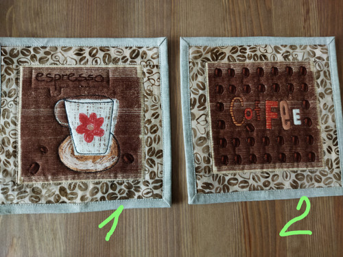 Mini prostírky ( podkafíčka ) " kávové variace" — foto 6