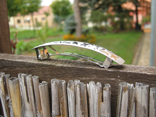 Vlasová sponka -ornament — foto 2