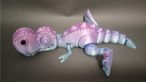 Flexi Tyranosaurus Rex - 19 cm - 3D tisk — foto 3