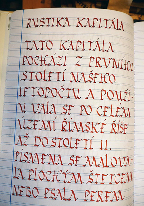 Kurz kaligrafie - RUSTIKA — foto 3