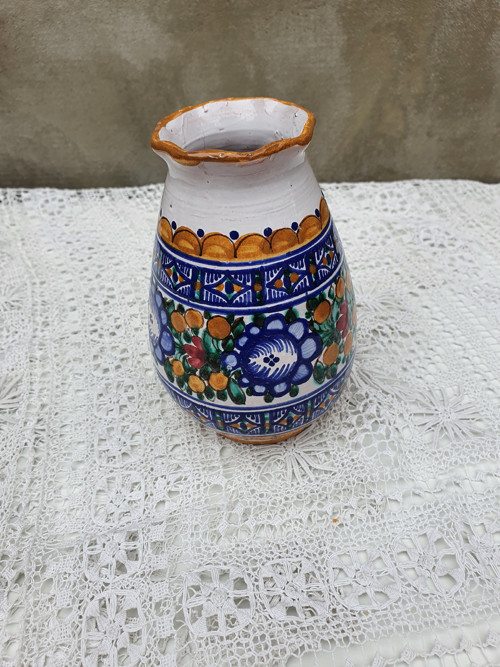 Modré ornamenty - váza — foto 2