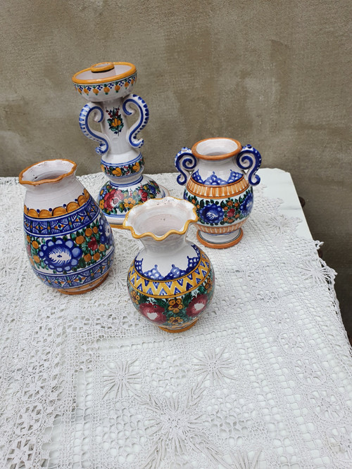 Modré ornamenty - váza — foto 5