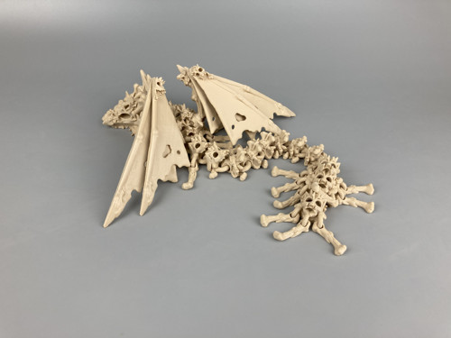 Dračí kostlivec s křídly - 40cm, 3D tisk — foto 3