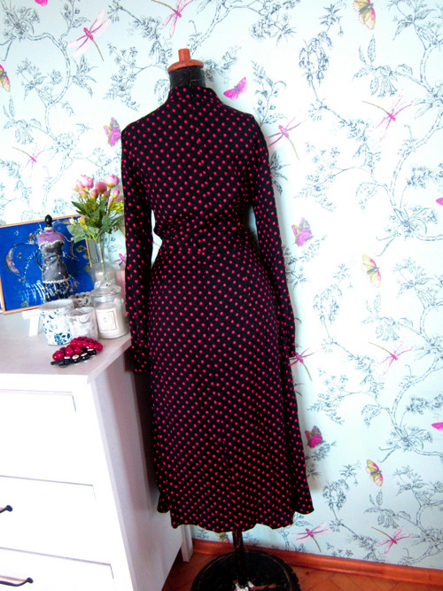 Vintage dots puntík šaty — foto 5