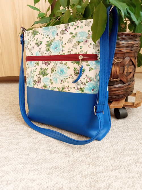 Crossbody- modrá — foto 2