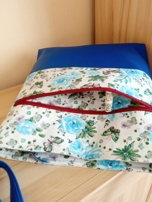 Crossbody- modrá — foto 3