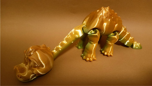 Flexi Brachiosaurus - 23 cm - 3D tisk — foto 3